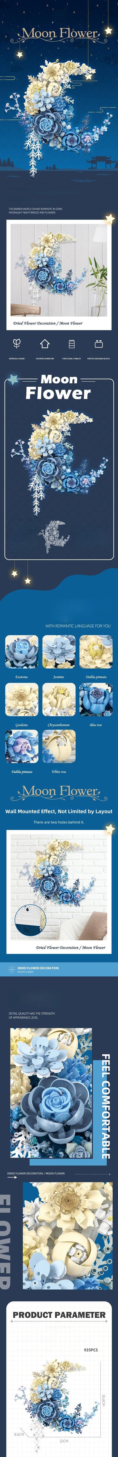 KNEW BUILT 3D Sunflower Photo Frame Building Block l