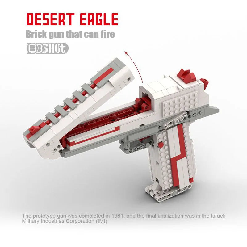 Desert Eagle Semi-automatic Pistol Gun Building Blocks
