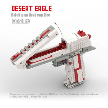 Desert Eagle Semi-automatic Pistol Gun Building Blocks