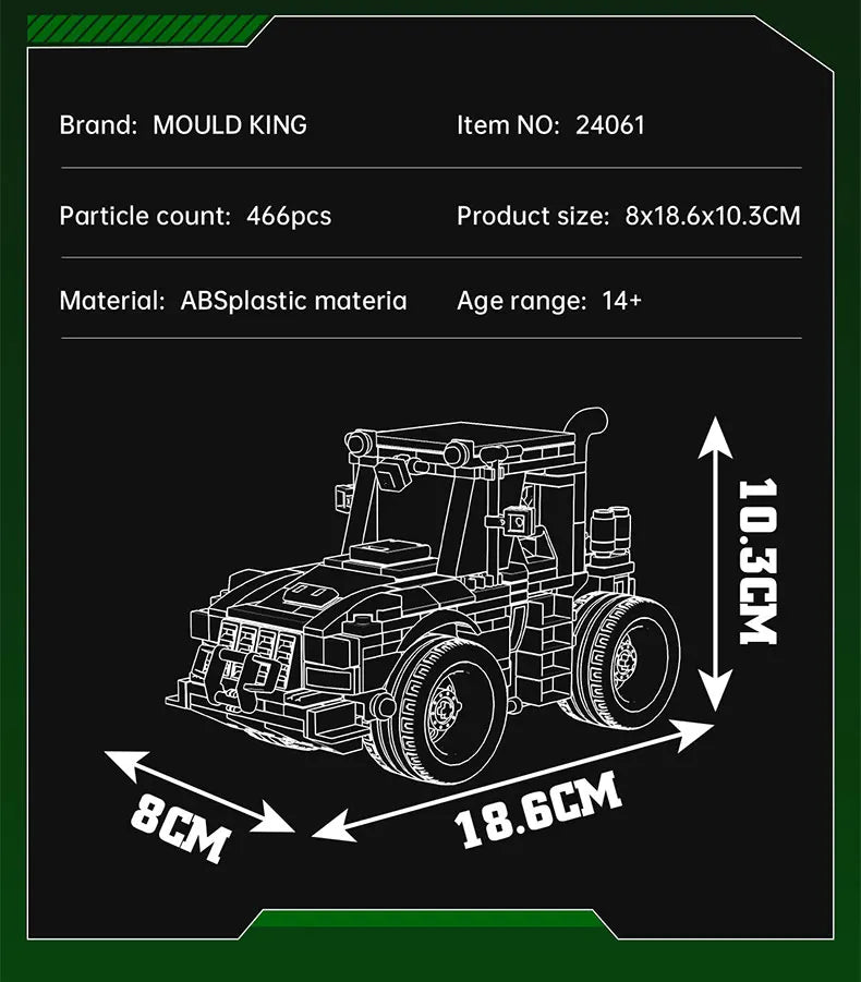 The Farm Tractor Building Block