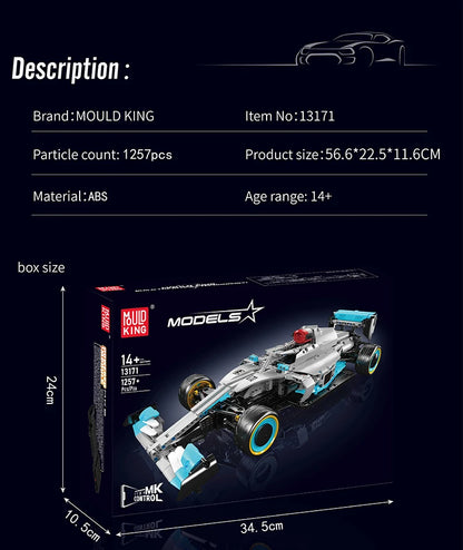 RC F1 Racing Car Building Set