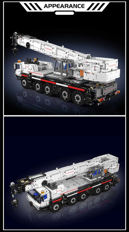 Truck Building Blocks Tech APP RC Controlled Mobile Crane