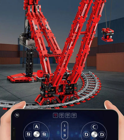 RC Crane Building Blocks Bricks Assembling Model