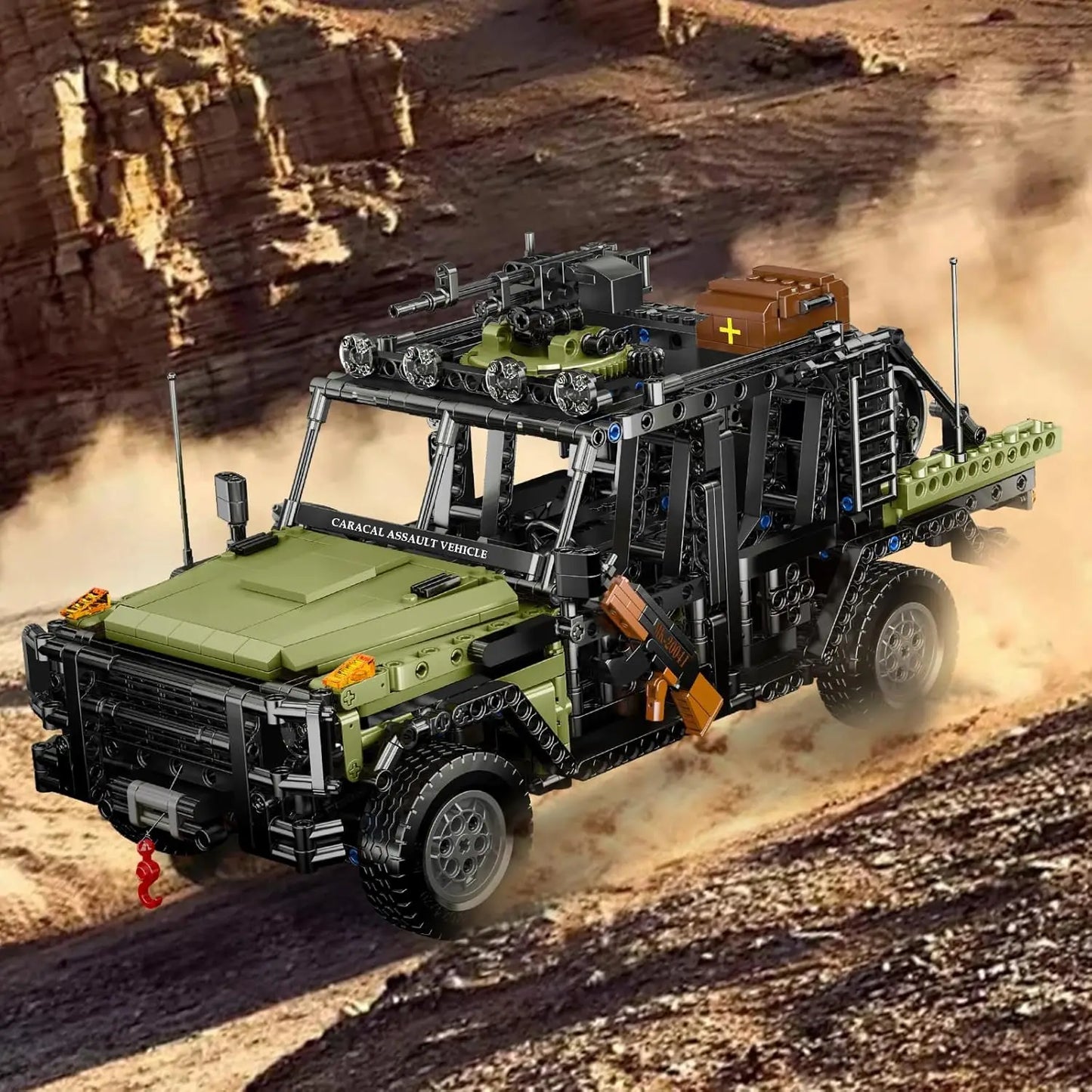 RC Technical Assault Vehicle Military Armored Truck