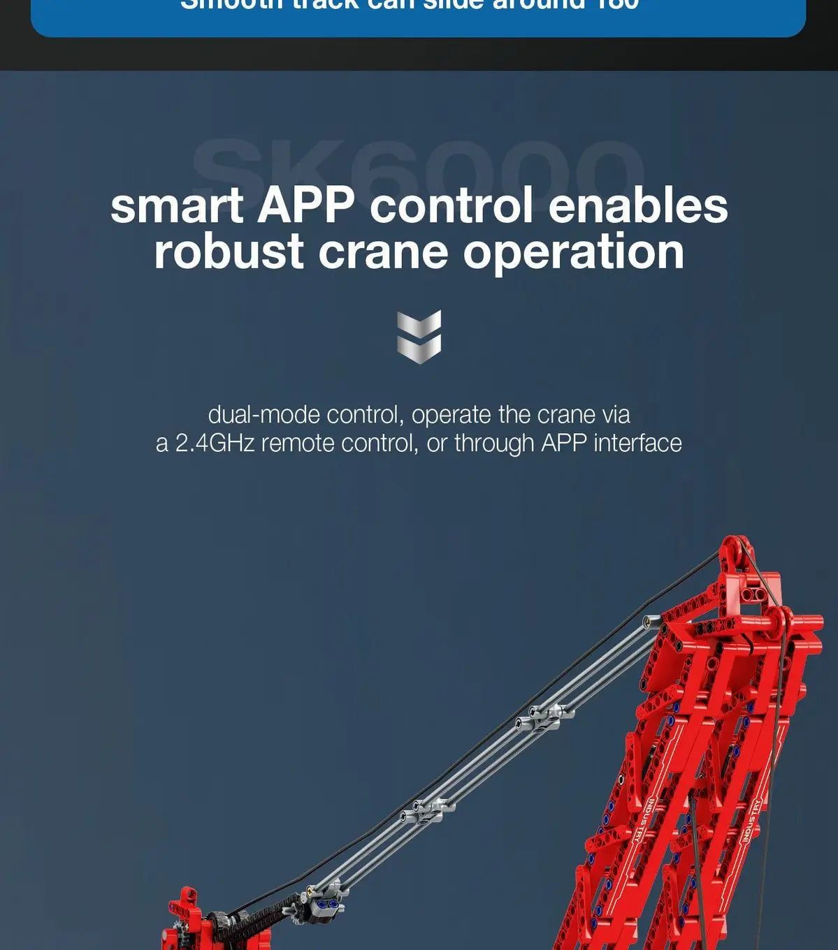 RC Crane Building Blocks Bricks Assembling Model