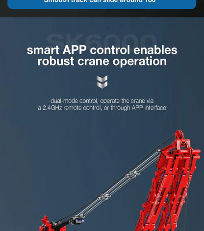 RC Crane Building Blocks Bricks Assembling Model