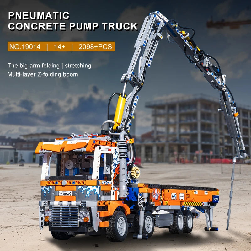 Concrete Pump Truck Building Blocks