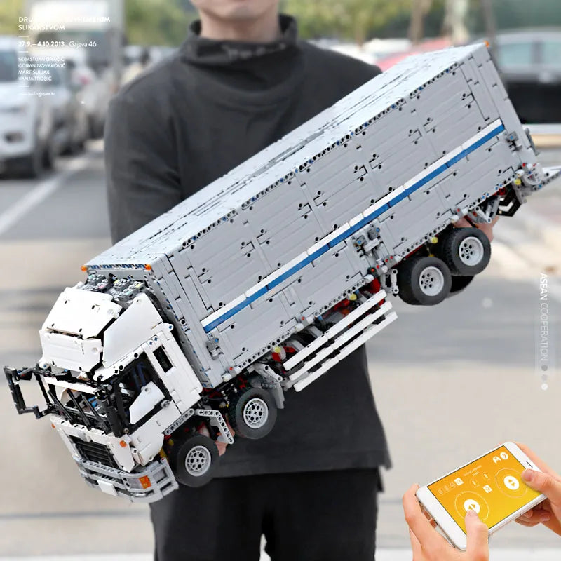 RC Motorized Wing Body Truck Blocks Bricks