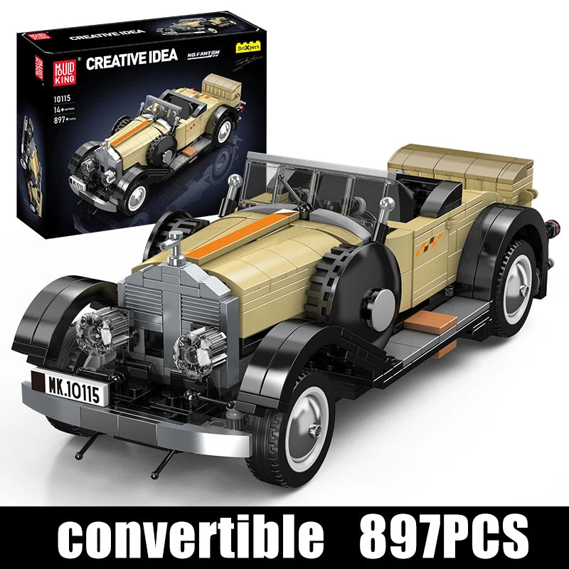The Fantom Vintage Car Building Block