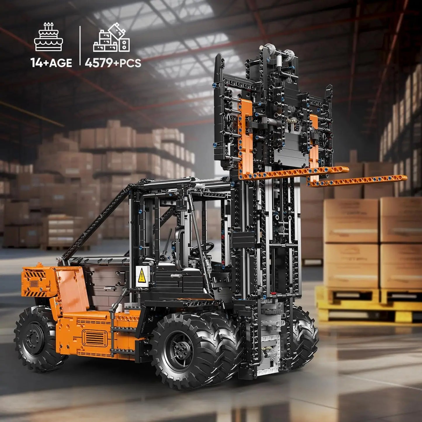 Heavy Duty Forklift Truck App-Controlled