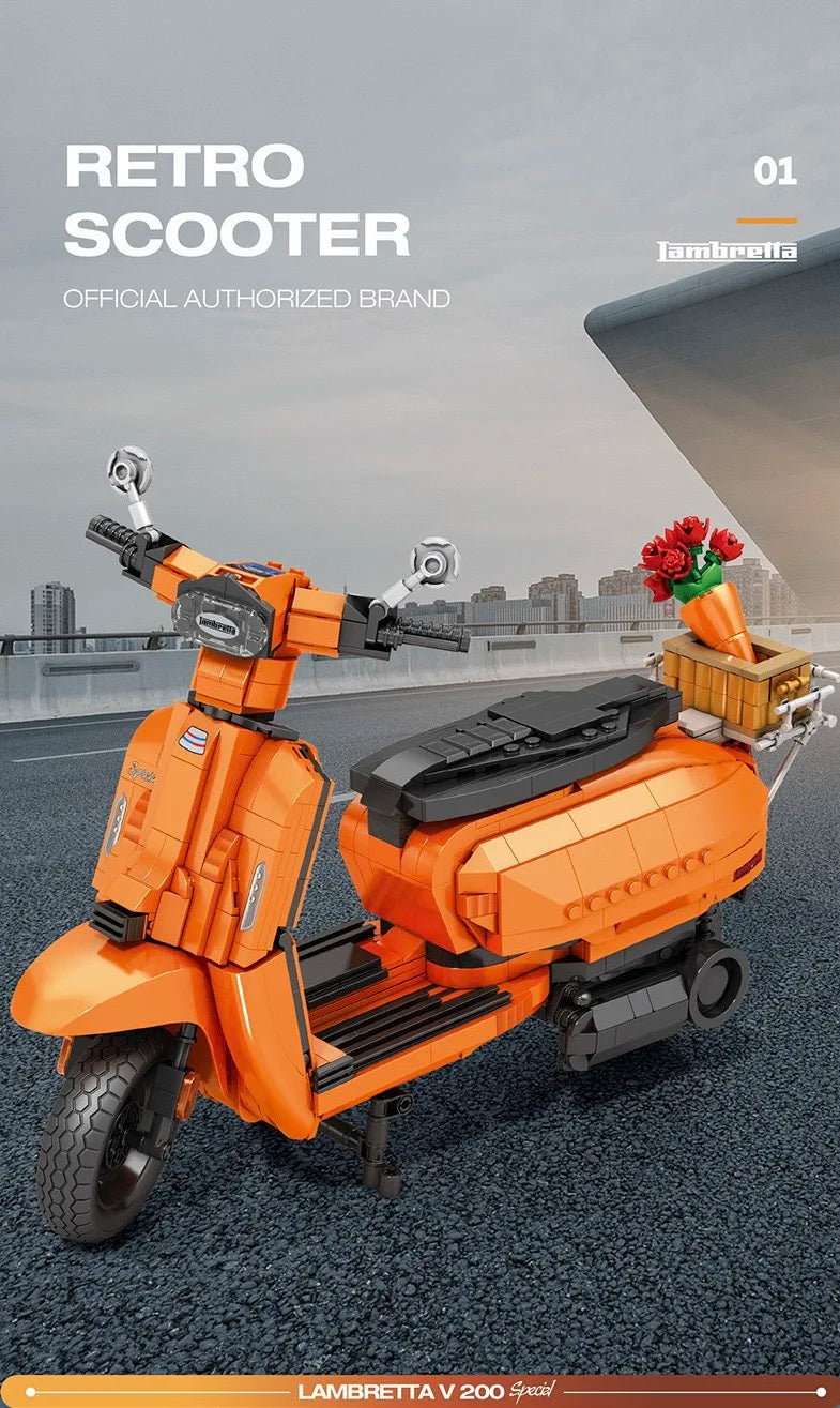 Scooter Assembly Particle Building Blocks