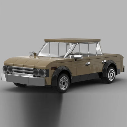 Speed Racing Car Model MOC Building Bricks 1600 / ВАЗ-2106 Classic Sedan Modular Technology Gifts Holiday Assemble Children Toys