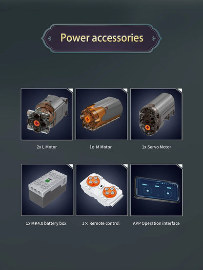 ATV Firefighting Rescue Vehicle Building Blocks RC Electric Motorcycle