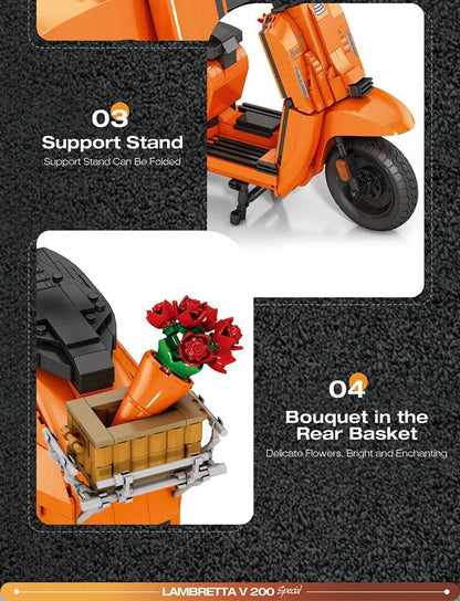 Scooter Assembly Particle Building Blocks