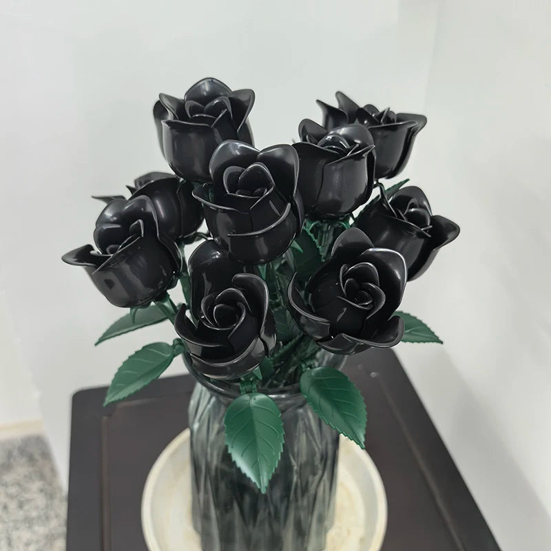 Creative Romantic Black Rose Flower Bouquet