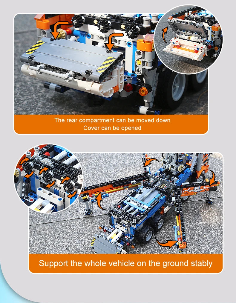 Pneumatic Concrete Pump Truck Model