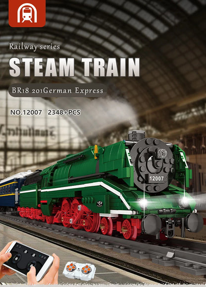 German Express Steam Locomotive Kit RC Electric Train