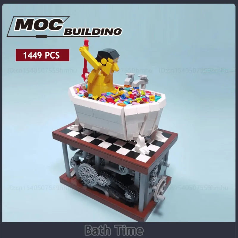 Bath Scene Creative Toys Building Block Manual