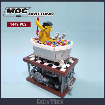 Bath Scene Creative Toys Building Block Manual