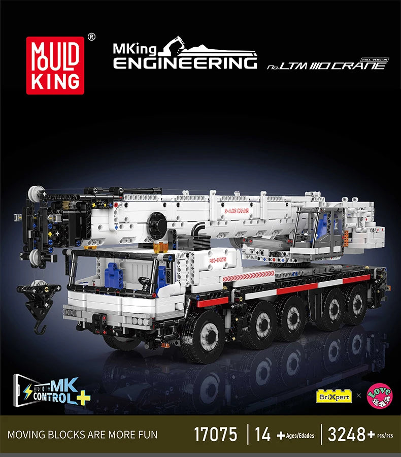 Truck Building Blocks Tech APP RC Controlled Mobile Crane