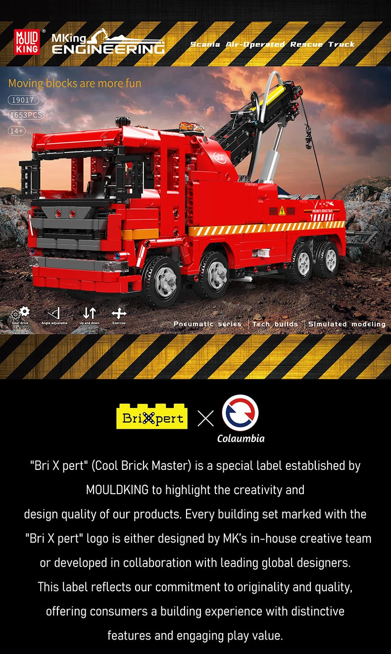Air-Operated Rescue Truck Building Block