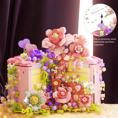 Rose Cake Flower Building Blocks