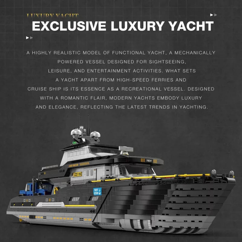 Luxury Yacht Ship High-Difficulty Blocks