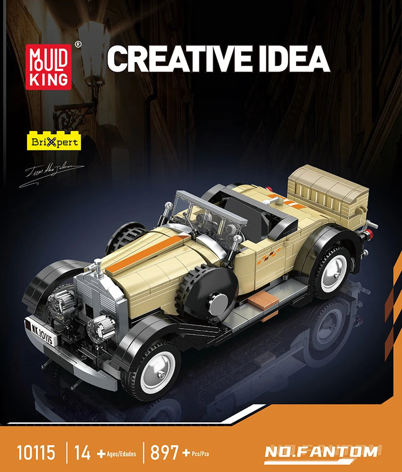 The Fantom Vintage Car Building Block