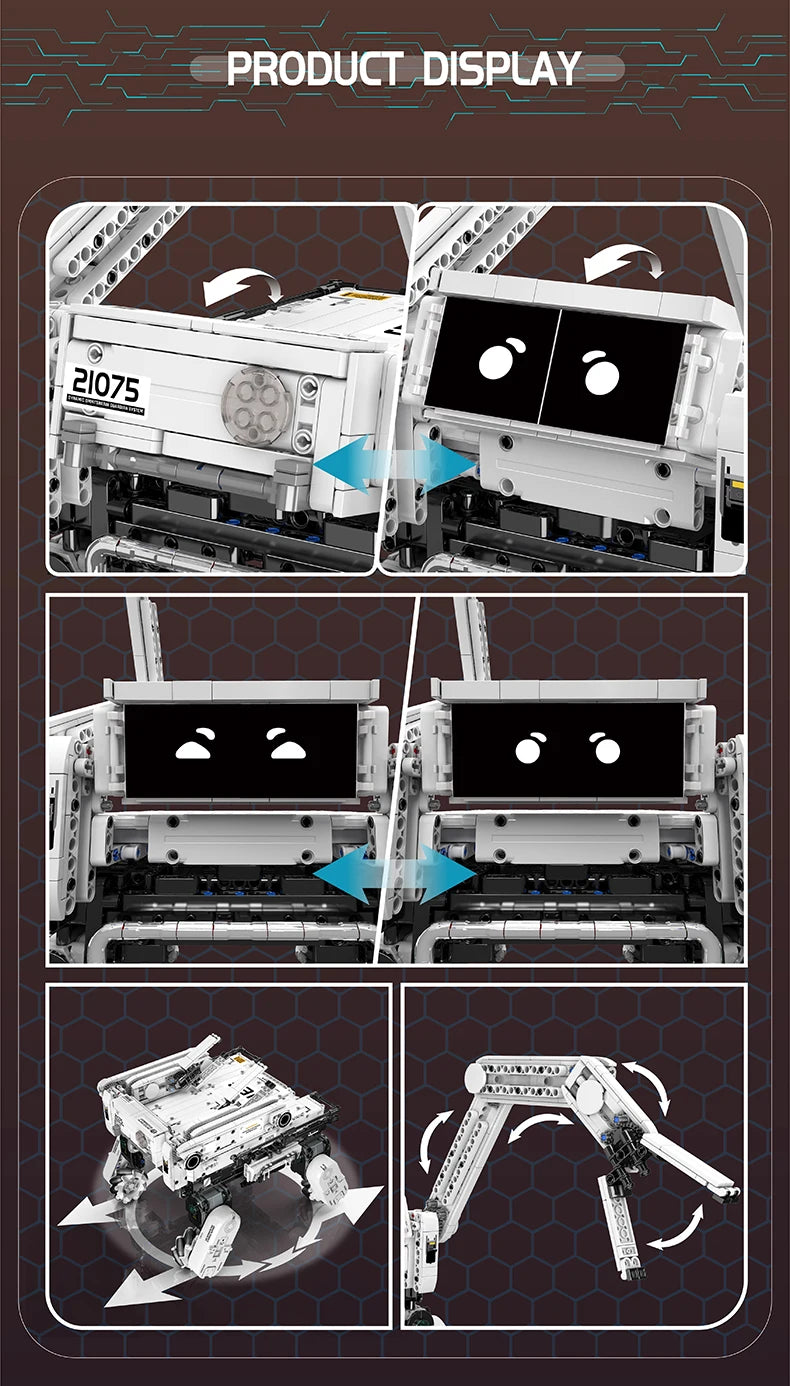 All-Terrain Transport Mechanical Robot Dog RC Building Blocks