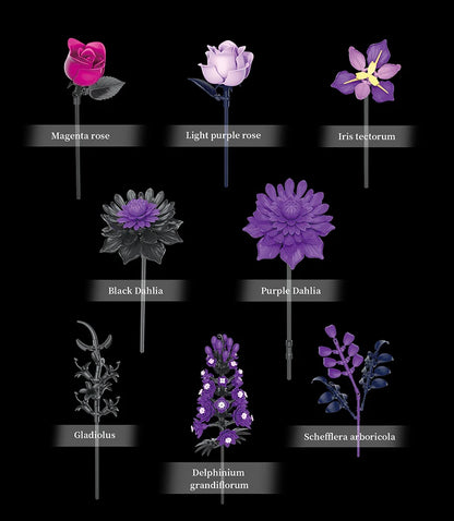 Creative Romantic Black Rose Flower Bouquet