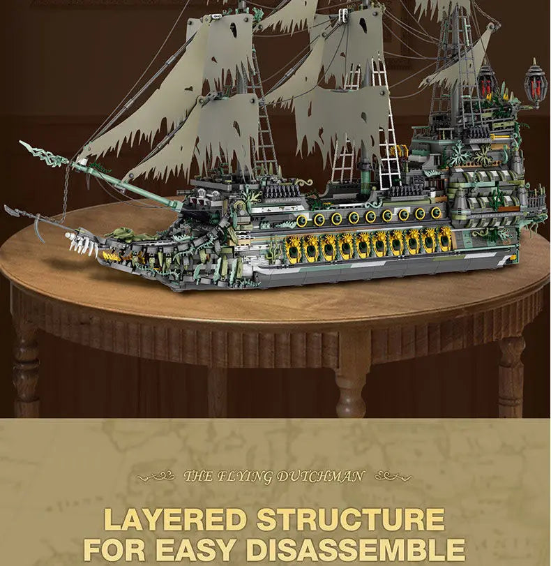 Dutchman Pirate Ship Assembly Model