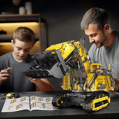 Excavator R9800 APP Controlled Building Blocks Set  with 6 Motors ﻿