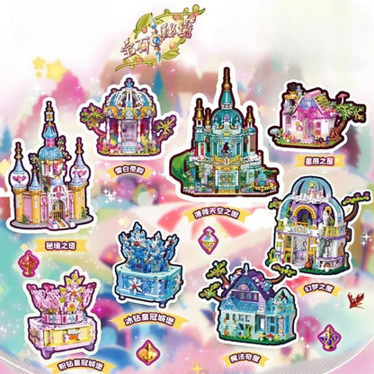 Flower Princess Castle Building Blocks Classic