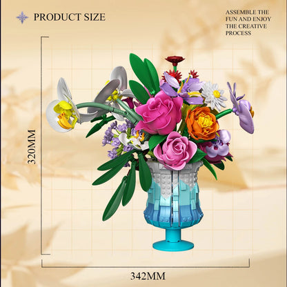 Preserved Flowers Building Blocks Rose