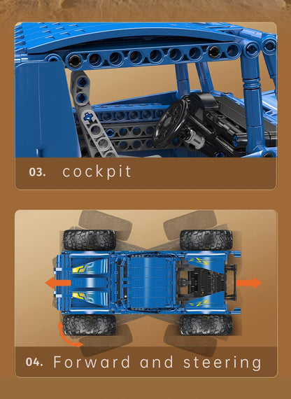 Off-Road Buggy Bigfoot Climbing Car Model