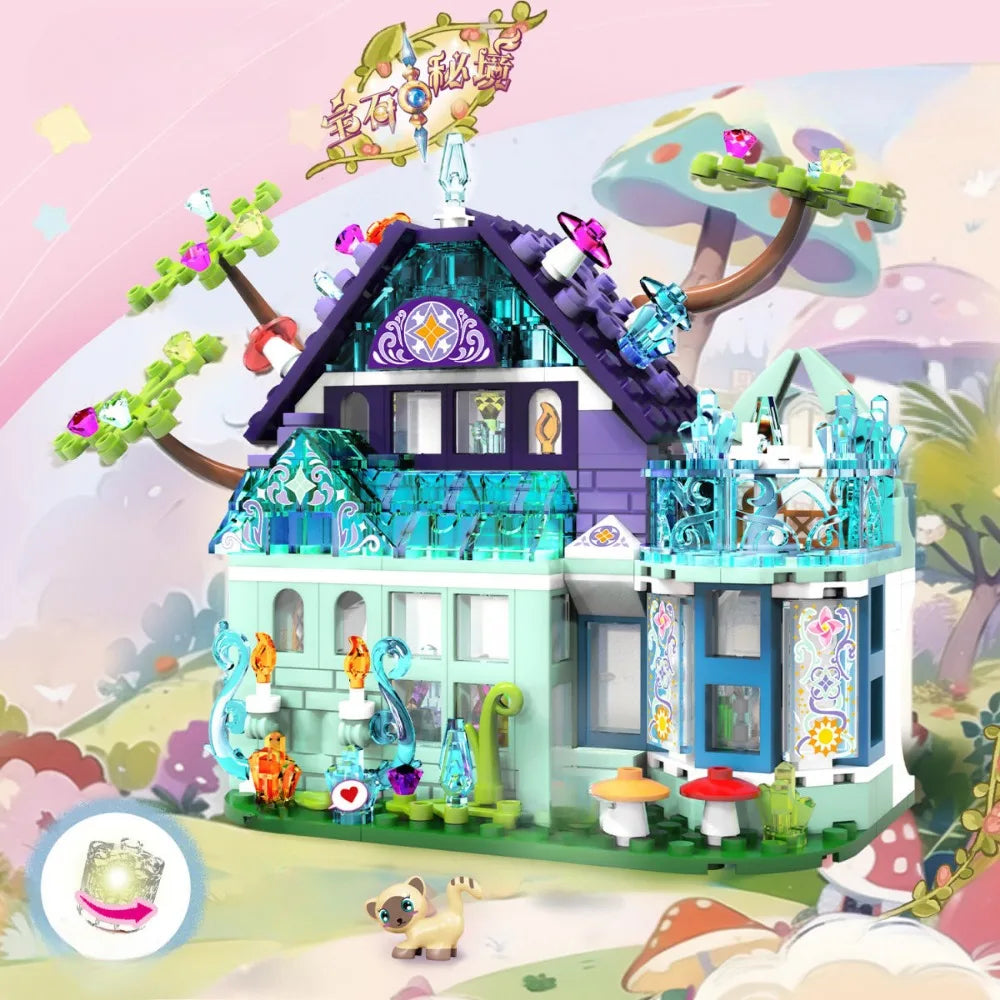 Flower Princess Castle Building Blocks Classic