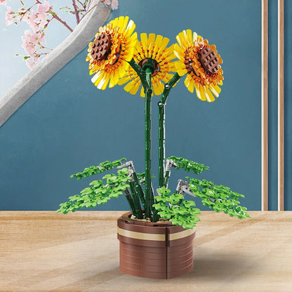 2023 City Creativity Bouquet Sunflower Potted Plant Home Decoration