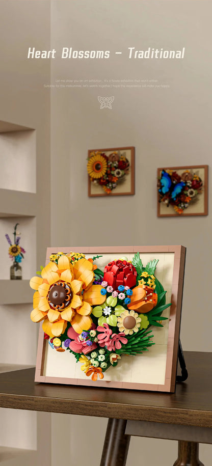 Creative Art Painting Flower Block 3D