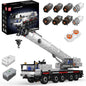 Truck Building Blocks Tech APP RC Controlled Mobile Crane