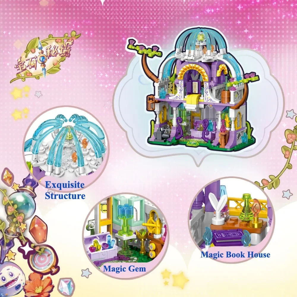 Flower Princess Castle Building Blocks Classic