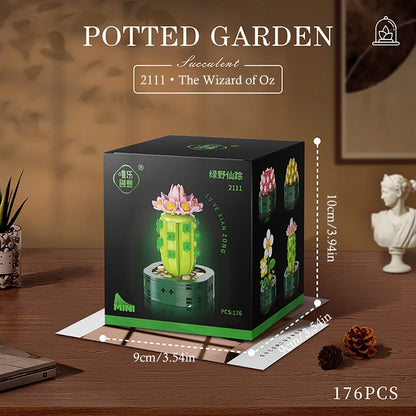 Flower Bouquet Building Block Succulents Plants