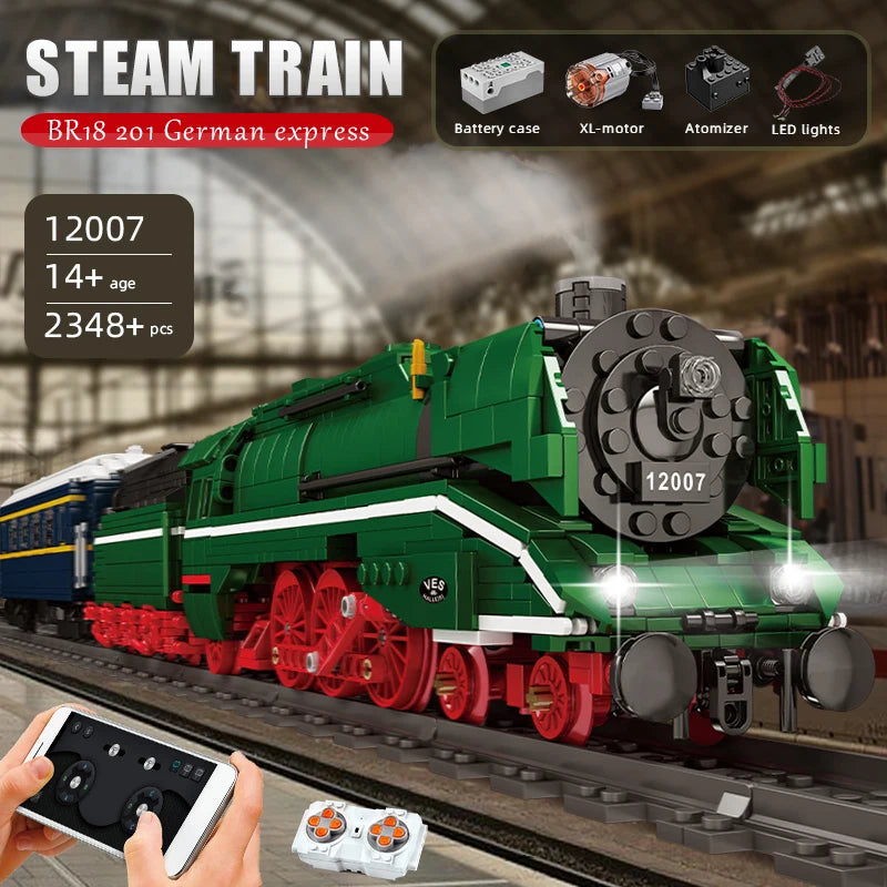 German Express Steam Locomotive Model Kit