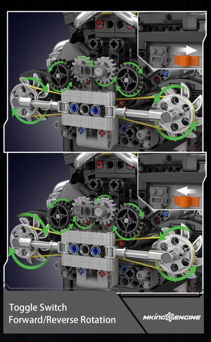 Technical Car Engine Toys
