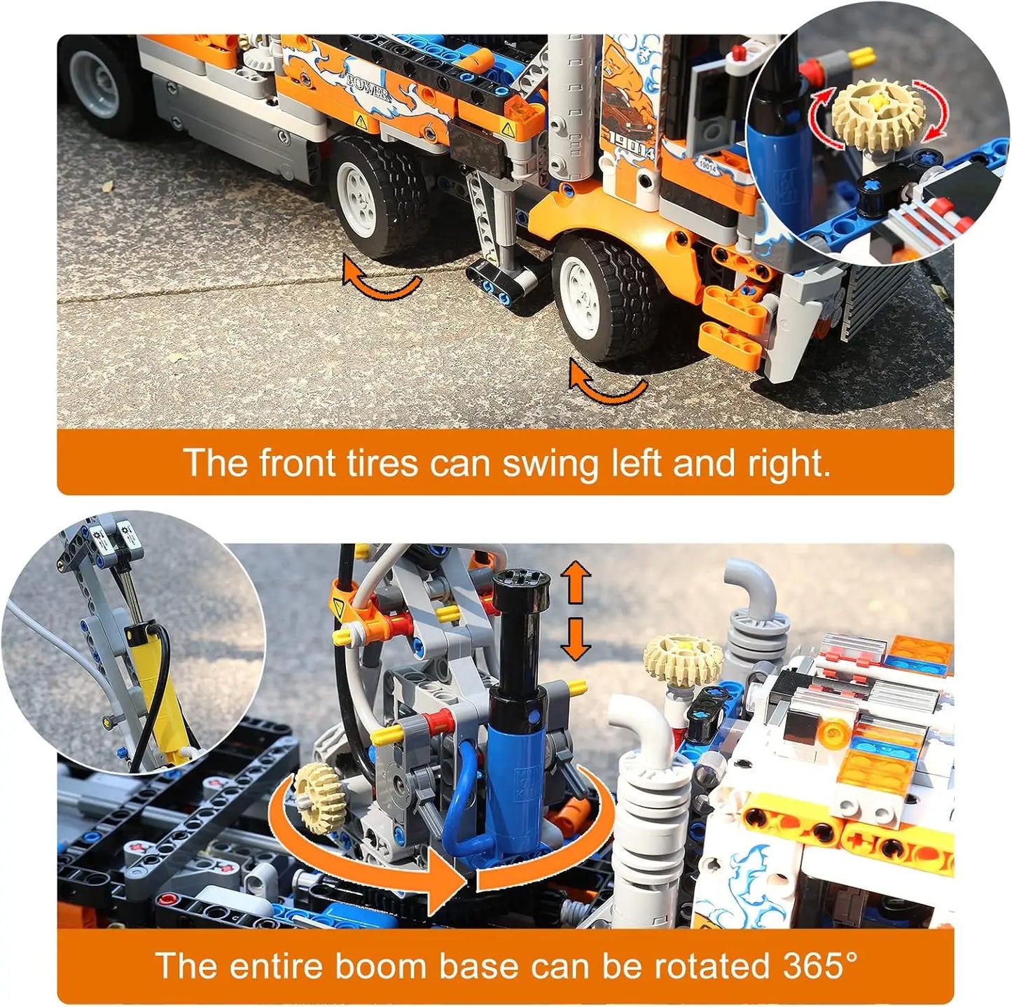 Concrete Pump Truck Building Blocks