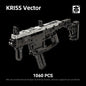 2 Types Creative KRISS Vector Gun Building Block