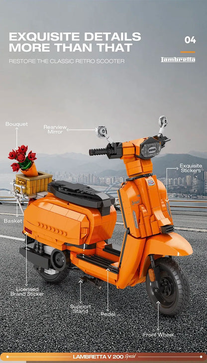 Scooter Assembly Particle Building Blocks