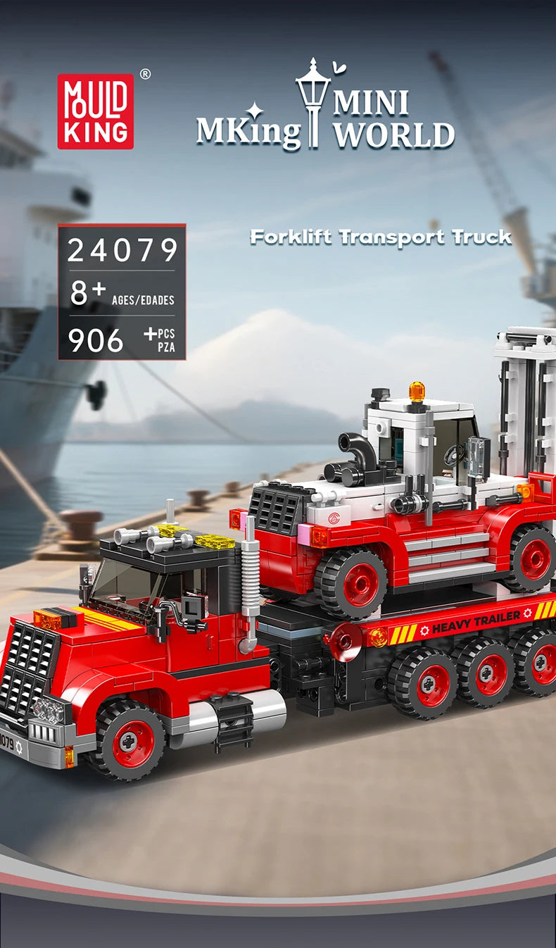 City Transporter and Forklift Truck Model