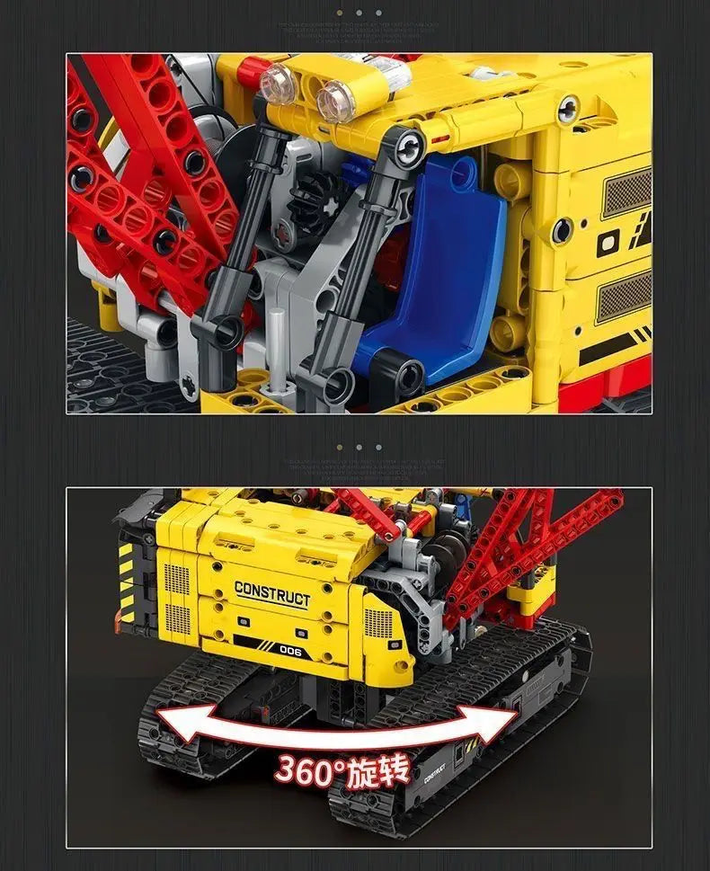 Crawler Crane RC Building Blocks