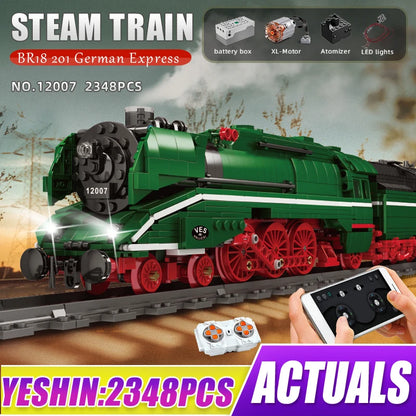 German Express Steam Locomotive Kit RC Electric Train