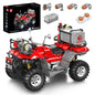 ATV Firefighting Rescue Vehicle Building Blocks RC Electric Motorcycle